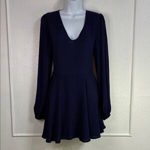 Lovers and Friends "Shimmy" Navy Blue mini dress sz.M